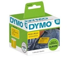 DYMO Etiketės 54 x 101mm / (2133400) - Geltonos