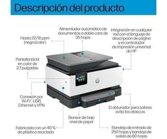 Hewlett Packard (HP) HP OfficeJet Pro 9120b All-in-One Spausdintuvas Thermal inkjet A4 4800 x 1200 DPI 20 ppm Wi-Fi