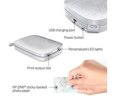 Hewlett Packard (HP) Spausdintuvas HP Sprocket mobiler Sofortbilddrucker baltas