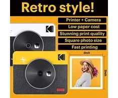 Kodak - Mini Shot 3 Retro 4Pass Digital Camera, C300RY