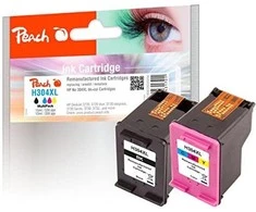Peach PI300-808 rašalo kasetė Juoda, Žydras, Rausvai raudona, Geltona 2 vnt