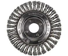 Klingspor K.SZCZOTKA DO RUR 125mm x 6 x 22,23 BRP600Z DRUT SKRĘCANY