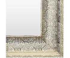 Beliani Sieninis veidrodis PLERIN 60 cm 60 cm metalinis auksinis