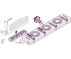 Radiatorių šilumos taupymo sistema Speedcomfort Extension