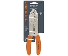 Kabelio nužievinimo, kirpimo bei užspaudimo replės 22.9cm Truper®