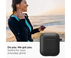 Spigen silikoninis dėklas, juodos spalvos – AirPods 1/2019