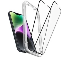 SPIGEN ALM GLASS FC 2-PACK IPHONE 13/13 PRO Juodas