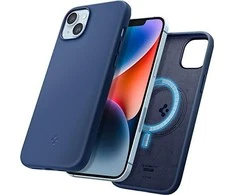 Spigen Silicone Fit Mag MagSafe Apple iPhone 14 Plus dėklas telefonui mėlynos spalvos