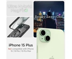 Spigen Ultra Hybrid Zero One (MagFit) dėklas skirtas Apple iPhone 15 Plus, spalva - Zero One
