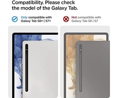 Spigen Rugged Armor Pro, juodos spalvos – Samsung Galaxy Tab S7+/S8+