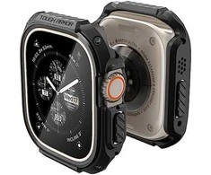 „Spigen Tough Armor“, juodas - Apple Watch Ultra 2/Ultra 49mm