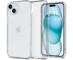 Spigen Ultra Hybrid Matte dėklas skirtas Apple iPhone 15 Plus, spalva - Frost Clear