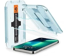 Apsauginis stiklas for iPhone 13 / 13 Pro / 14 with Spigen Glas.tR EZ FIT applicator (2 pcs.)