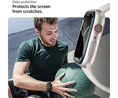 Apsauginis ekrano stiklas išmaniojo laikrodžio Apple Watch 7, 41mm, 2vnt.