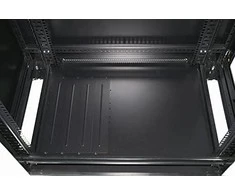 EXTRALINK 27U 800X800 stovima spintelė juodas