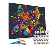 Splat Planet tapyba pagal skaičius, PRANCŪZŲ BULDOGAS 30x40 cm