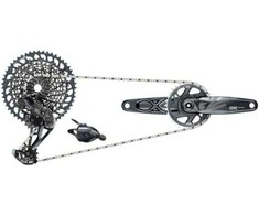 Pavarų grupė SRAM GX Eagle DUB Groupset Lunar (Rear Der, Trigger Shifter w Clamp, Crankset DUB 12s 175 w DM 32t X-SYNC Chainring, Chain 126 links 12s, Cassette XG-1275 10-52t, Chaingap Gauge)