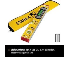 Skaitmeninis gulsčiukas TECH 196 DL IP67 40cm, Stabila
