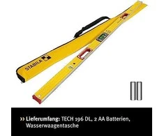 Elektroninis gulsčiukas STABILA IP67 Tech 196 DL 183cm
