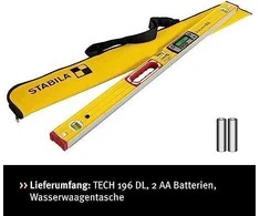Elektroninis gulsčiukas STABILA IP67 Tech 196 DL 100cm