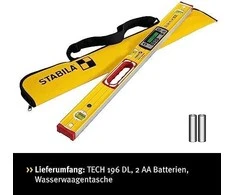 Skaitmeninis gulsčiukas TECH 196 DL IP67 81cm, Stabila