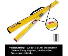 Elektroninis gulsčiukas su magnetu STABILA IP67 Tech 196M DL 183cm
