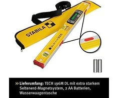 Skaitmeninis gulsčiukas TECH 196M DL IP67 61cm, Stabila