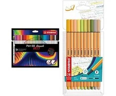 Stabilo Flamaster TABILO Pen 68 šepetys kartono dėklas 30 vienetų ARTY 568 / 30-21-20
