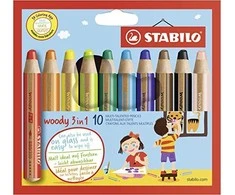 Stabilo – Woody 3in1 10 vnt (880/10)