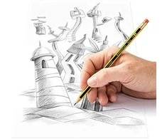 Staedtler Noris, HB, Juoda, Geltona, PEFC, 2 mm, 12 vnt., Vokietija