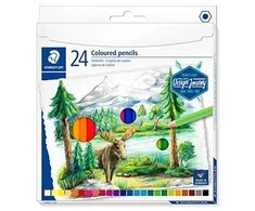 Staedtler šešiakampės kreidelės 24 spalvų Design Journey