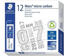 Staedtler STAEDTLER Feinmine Mars mikro 0,7 mm 2B 12St 12 Stück