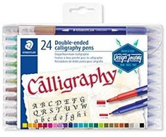 Staedtler kaligrafijos žymekliai, 2.0/3.5mm, 24 vnt.