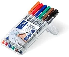Staedtler STAEDTLER Folienstift Limocolor F nonperm 6St