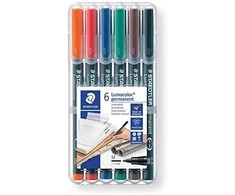 Staedtler STAEDTLER Folienstift Lumocolor M perm 6St