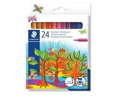 Flomasteriai STAEDTLER Noris Club, 24 splavų