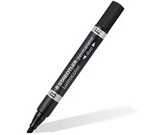 Staedtler nuolatinis žymuo Staedtler 348 B Lumocolor Duo Juodas 10 Vienetų