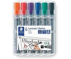 Staedtler STAEDTLER Flipchartmarker Lumocolor 6st Box