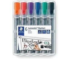 Staedtler STAEDTLER Flipchartmarker Lumocolor 6st Box