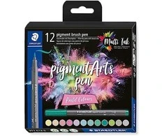 Staedtler - Pen Pigment Pastel, 12 Stk (371 C12-2)
