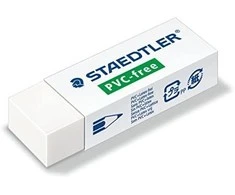 Staedtler 525 B, Baltas, 65 mm, 23 mm, 13 mm, Latex, Phthalate, PVC