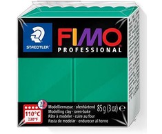 Modeliavimo masė - Fimo Professional - Švari žalia - 85 g - Kietėja krosnelėje - 30 min. 110°C