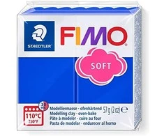 Modelinas FIMO SOFT, 57 g, sodri mėlyna sp.