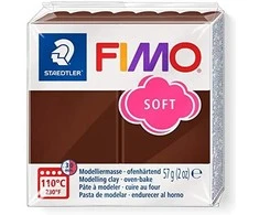 Modelinas Fimo, 56g, šokolado rudos spalvos