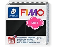 Staedtler Modelinas FIMO SOFT, 57 g, juoda sp.