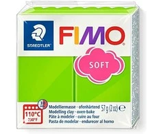 Staedtler Modelinas Fimo, 56g, šviesiai žalios spalvos