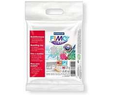 Modeliavimo masė - FIMO - oro lengvas - Orui kietėjantis - Balta - 125 g