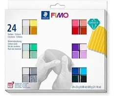 Staedtler FIMO – 24 spalvų efektų rinkinys (8013 C24-1)