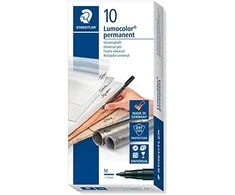 Staedtler STAEDTLER folijos rašiklis Lumocolor perm M mėlyna 10 vnt