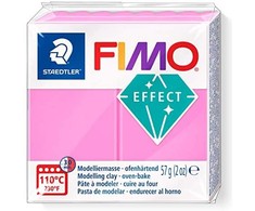 Fimo 57 g polimerinė masė - Neoninis efektas - Fuksia